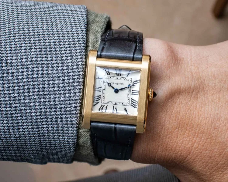 Cartier Tank Normale model display