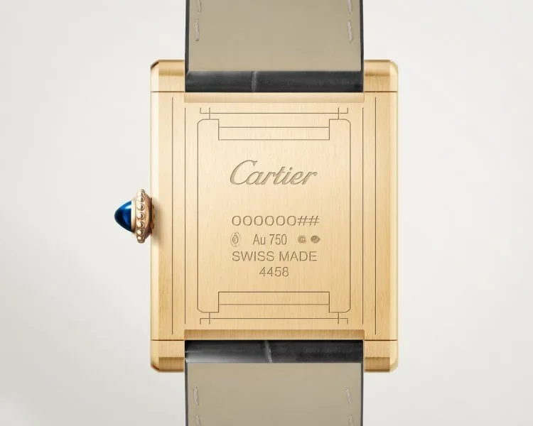 Cartier Tank Normale movement details