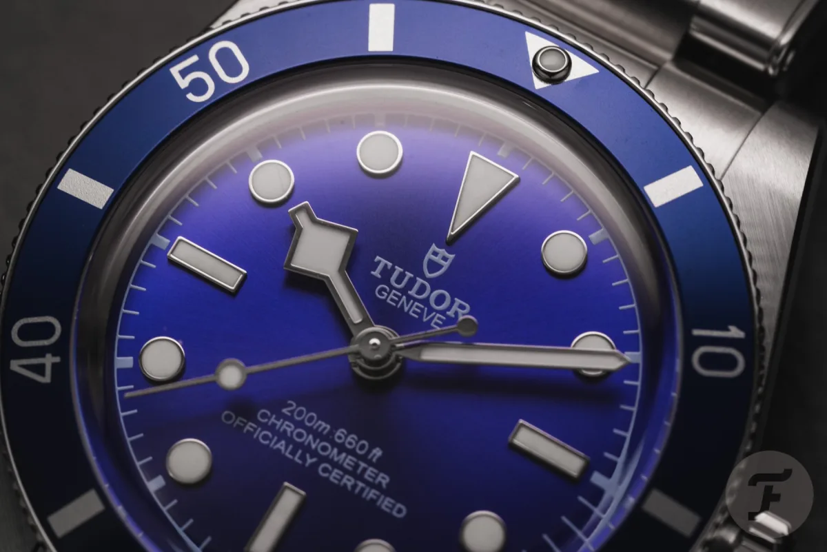 Side view of the Tudor Black Bay 54