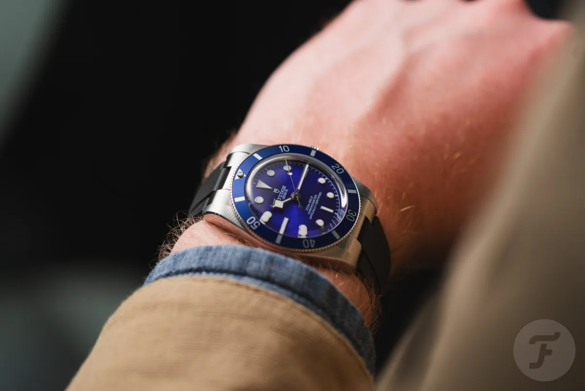 Tudor Black Bay 54 with rubber strap option