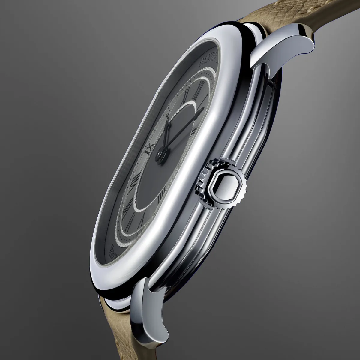 Sapphire crystal case of Daniel Roth Extra-Plat Platinum watch