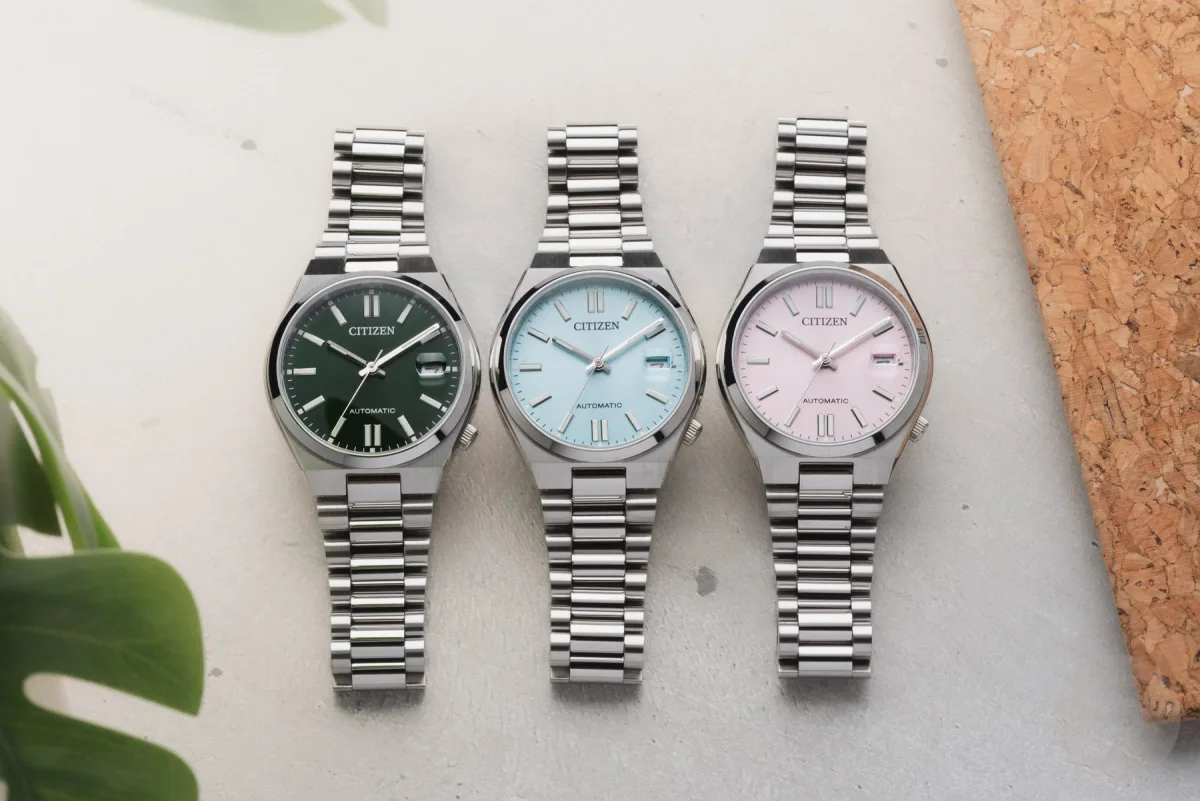 Nivada Grenchen Antarctic with stainless steel case.
