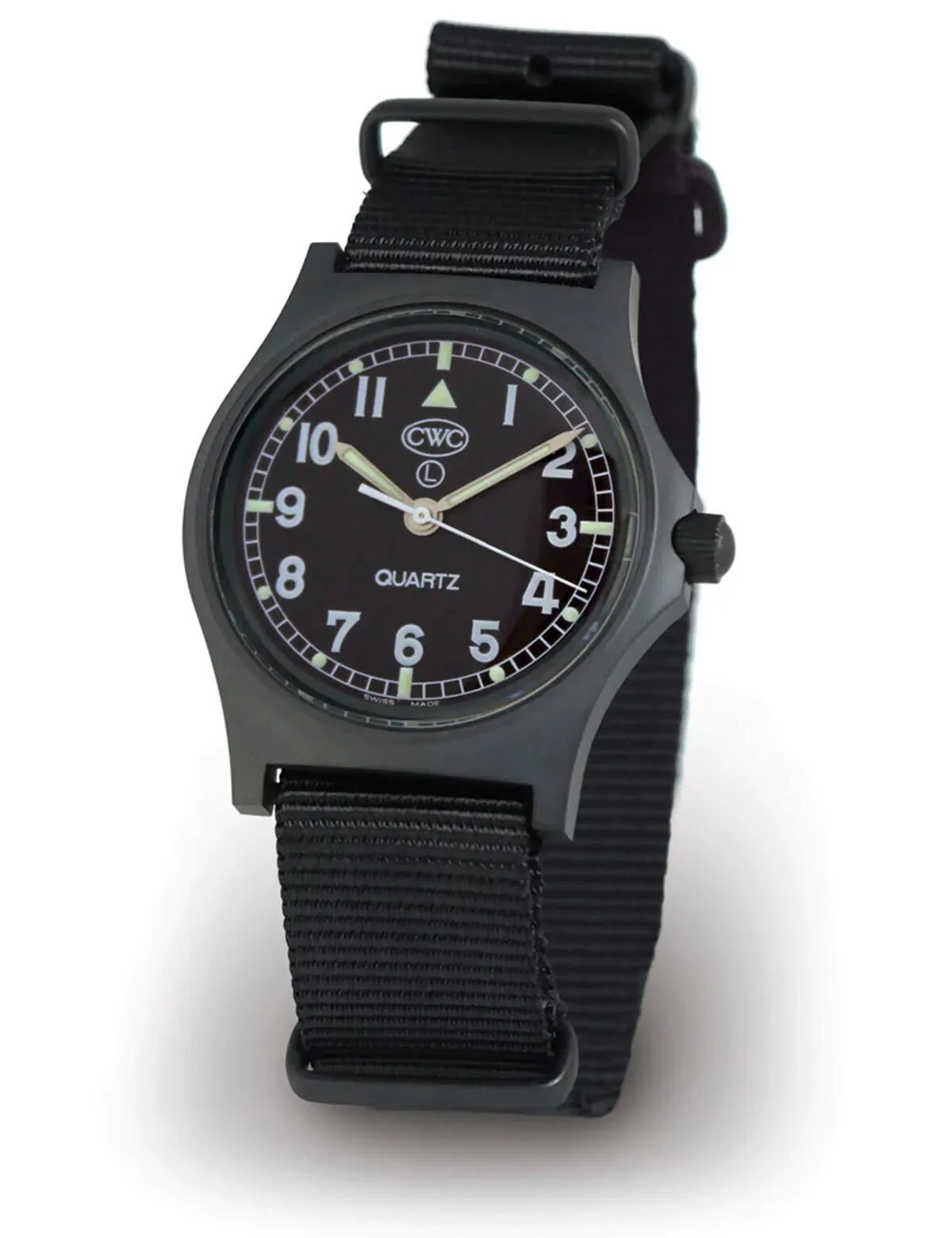 Hamilton Pilot Pioneer's compact stainless steel case.