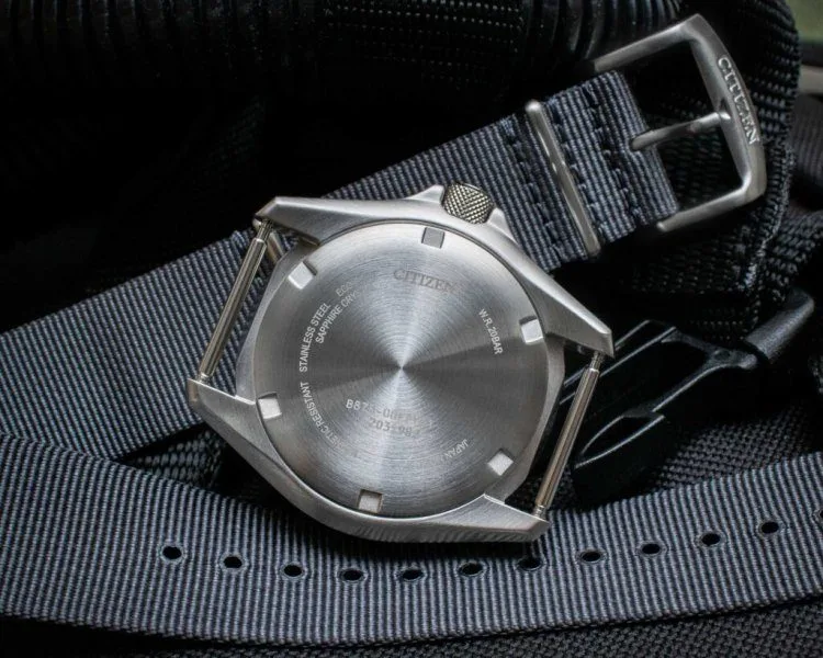 Eco-Drive B878 movement powering the Citizen Promaster Land GMT