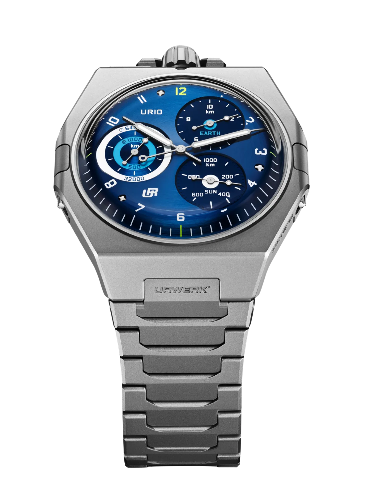 Urwerk UR-10 SpaceMeter Blue blue dial with counters