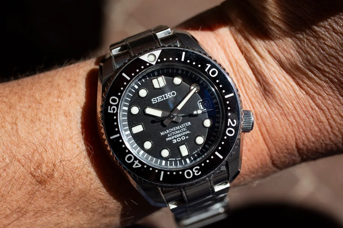 Seiko Marinemaster SBDX001 showing its timeless design