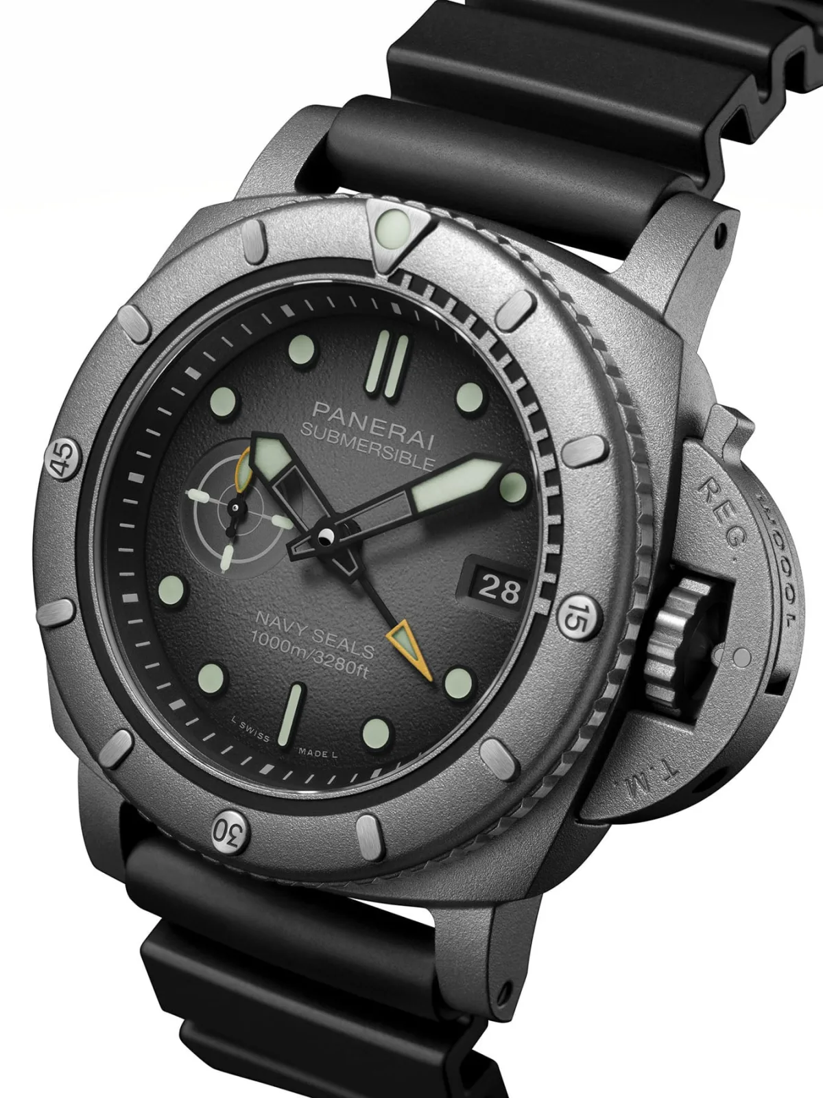 Panerai Submersible Navy SEALs with hafnium case