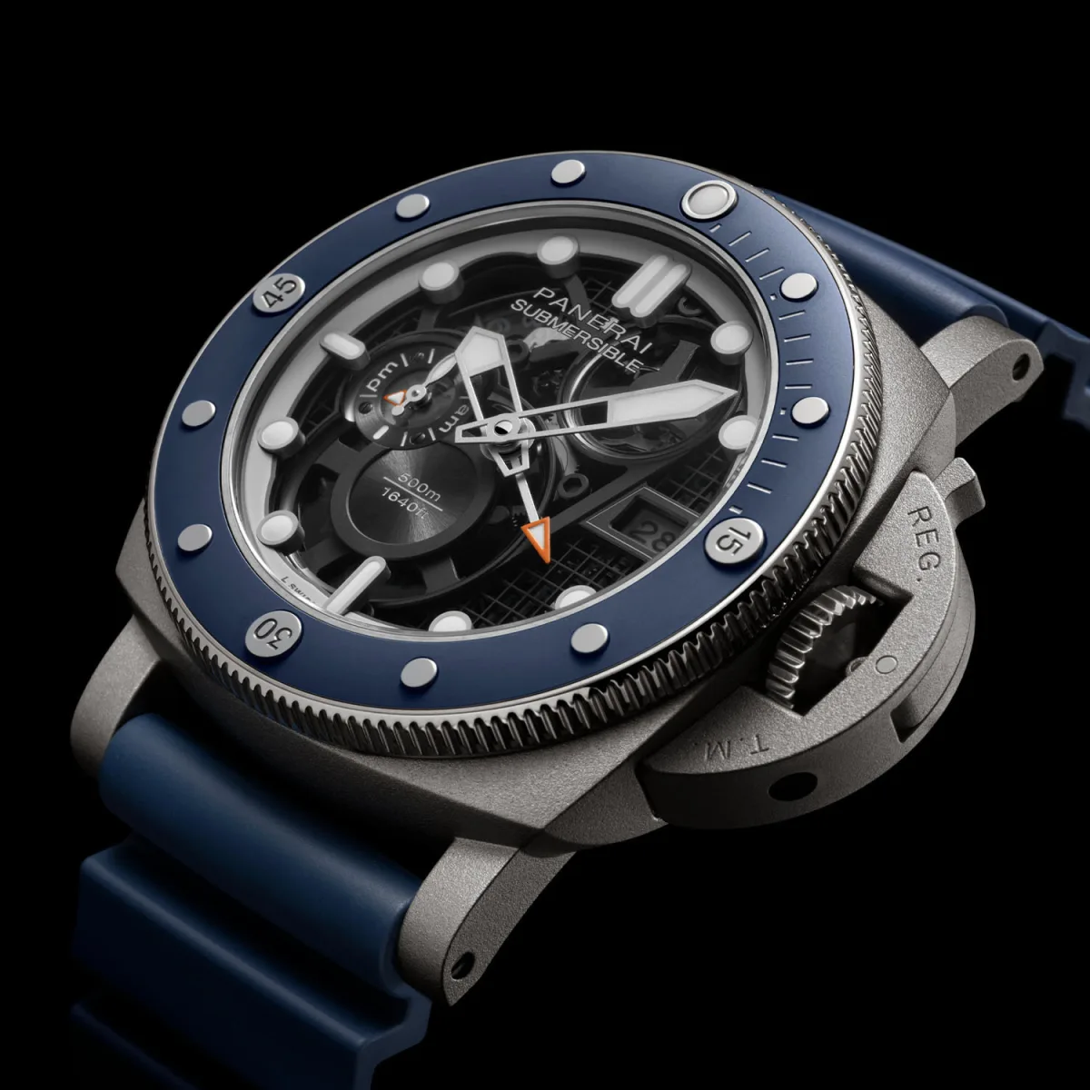Panerai Submersible GMT with titanium case