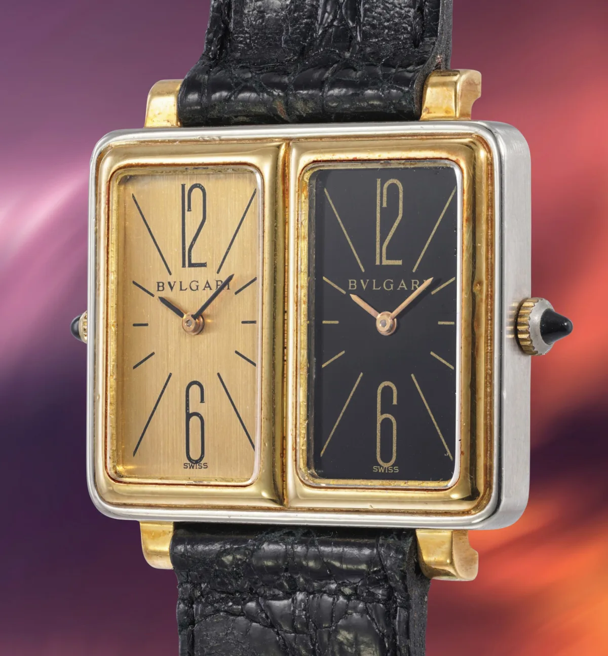 Bvlgari Ref. 55 – 7471 dual time watch by Gérald Genta