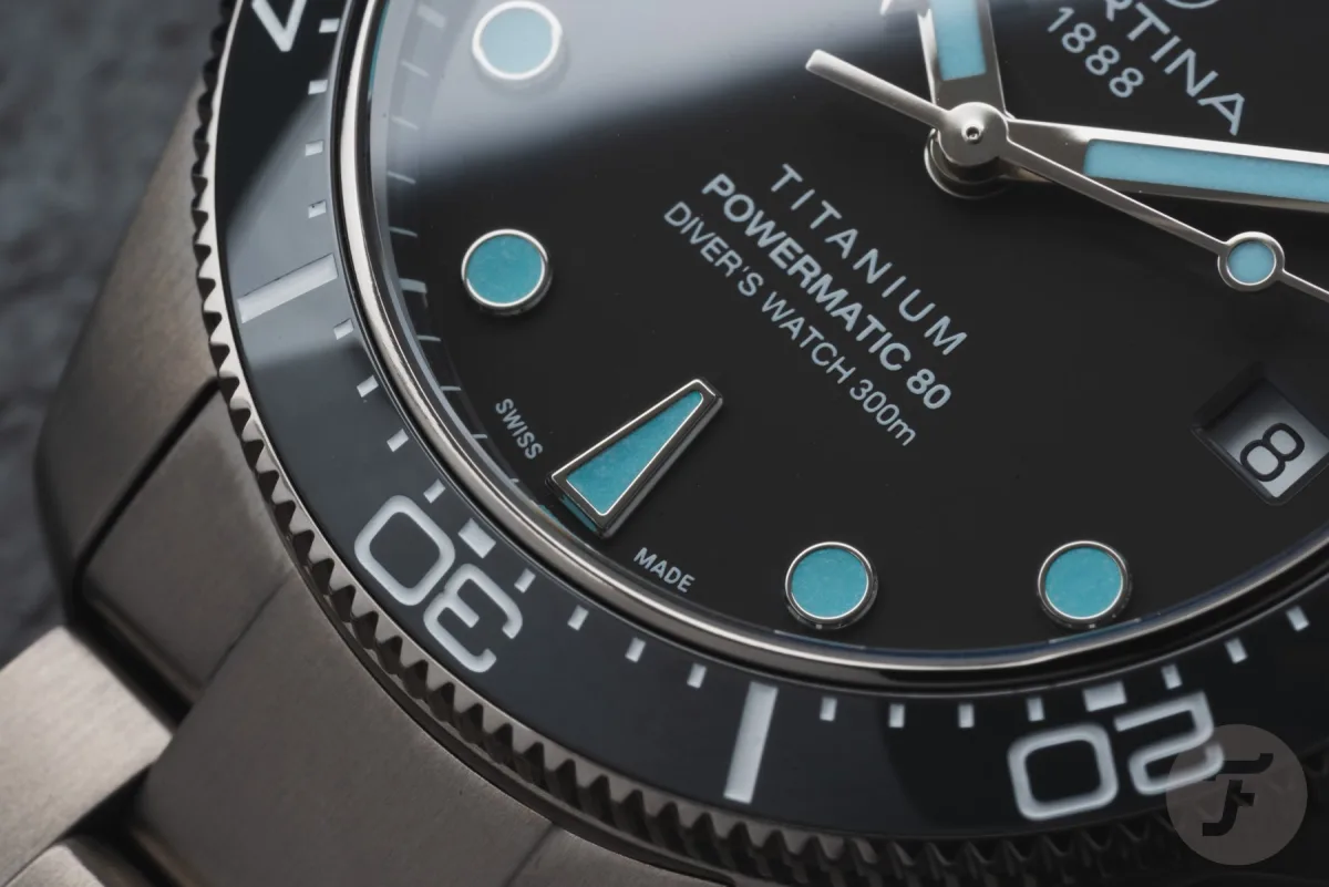 Certina DS Action Diver 38mm Titanium matte finish case