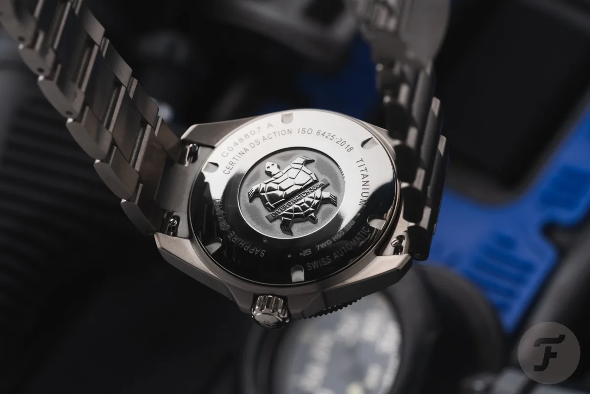 Titanium bracelet of Certina DS Action Diver 38mm
