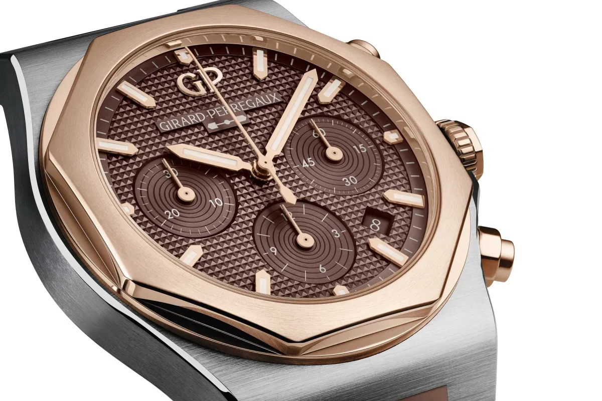 Side view of Girard-Perregaux Laureato Chronograph