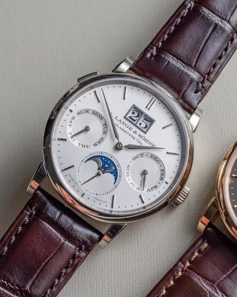 A. Lange & Söhne Saxonia Annual Calendar in white gold