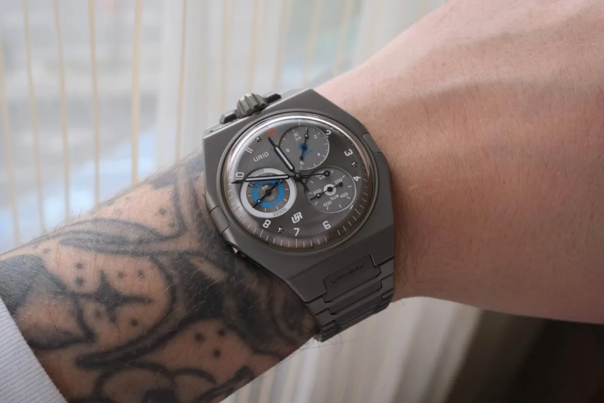 Urwerk UR-10 Spacemeter on wrist