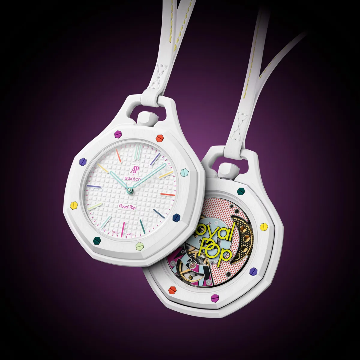 Design details of Royal Pop watch case