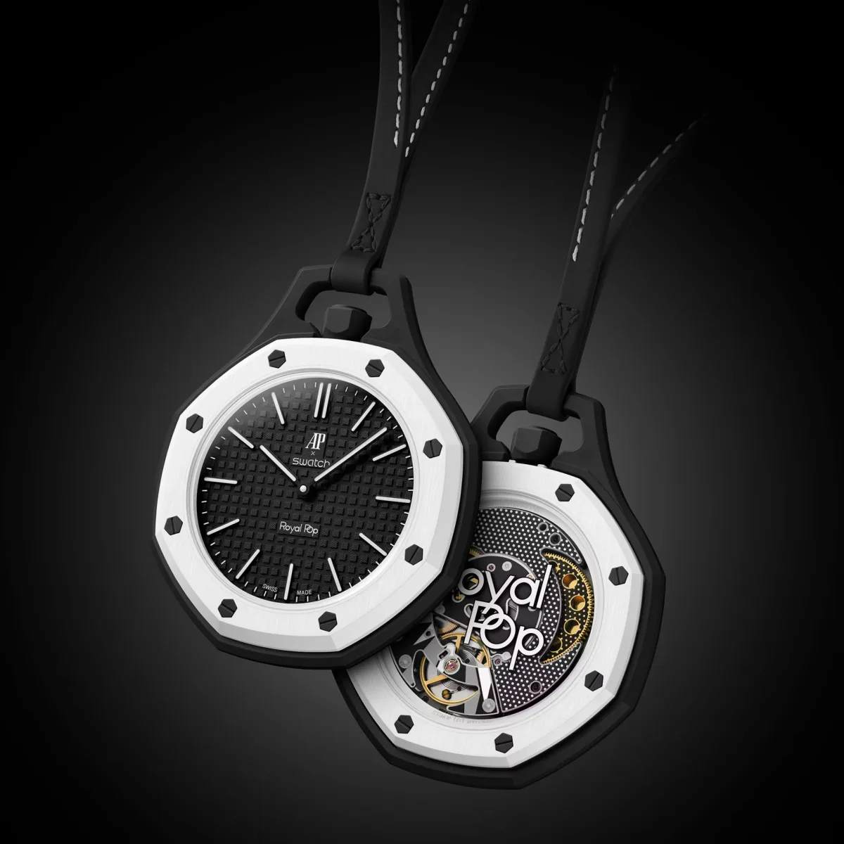 Ocho Negro model of Audemars Piguet x Swatch Royal Pop watch