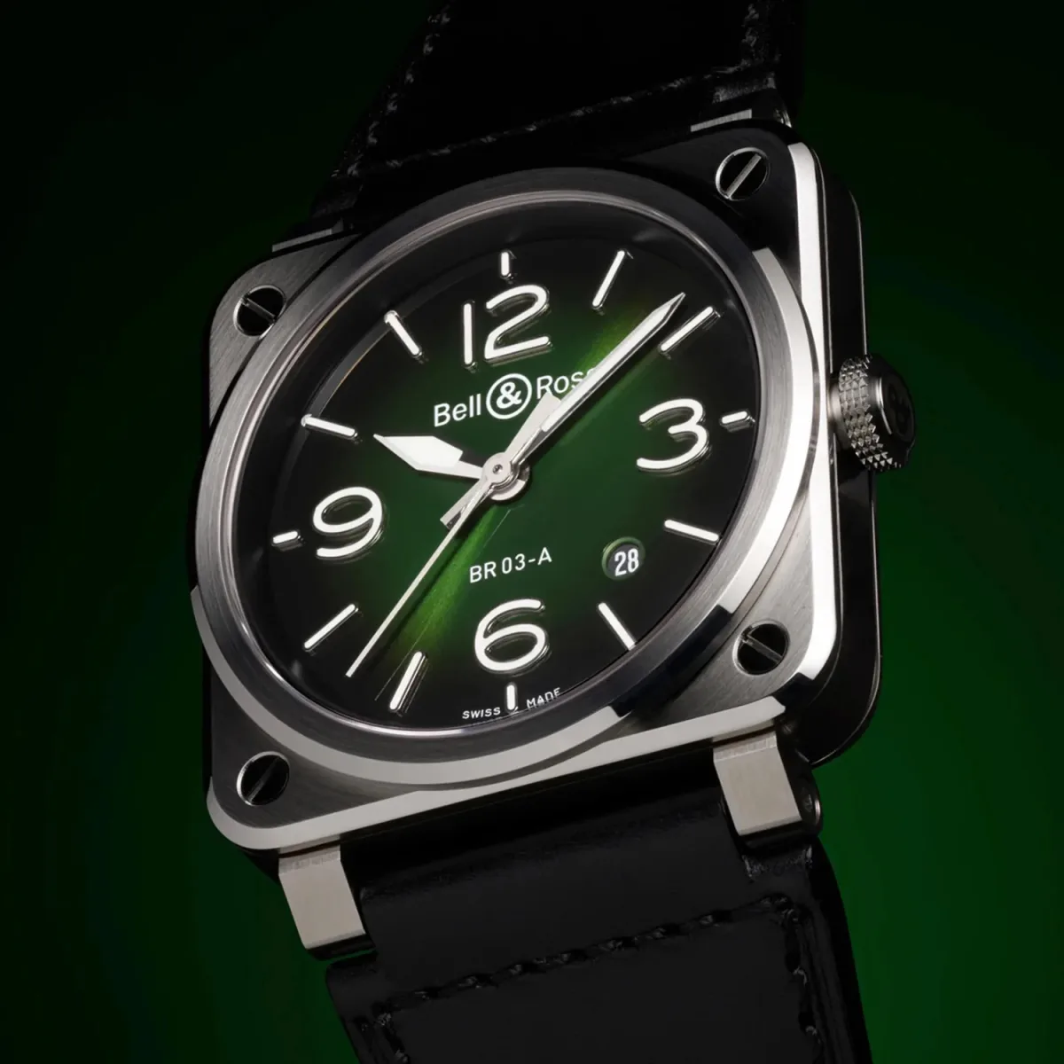 Bell & Ross BR-03 Green Steel watch