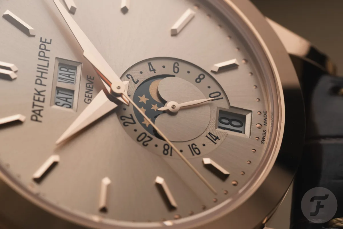 Back view of the watch showing the movement
