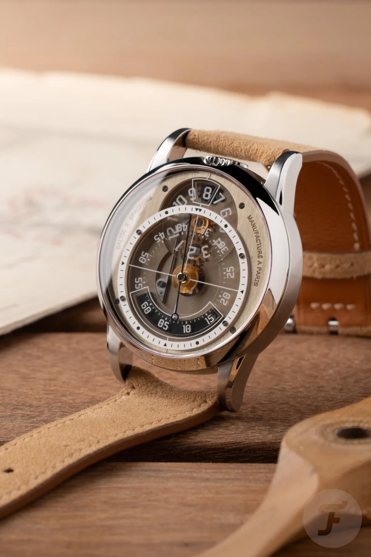 Baltic × SpaceOne Seconde Majeure on wrist