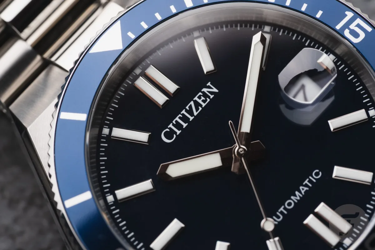 Dial design features of Citizen Tsuyosa Shore