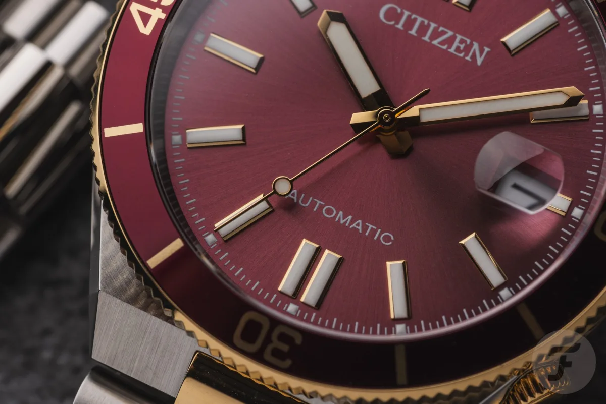 Close-up of Citizen Tsuyosa Shore watch hands