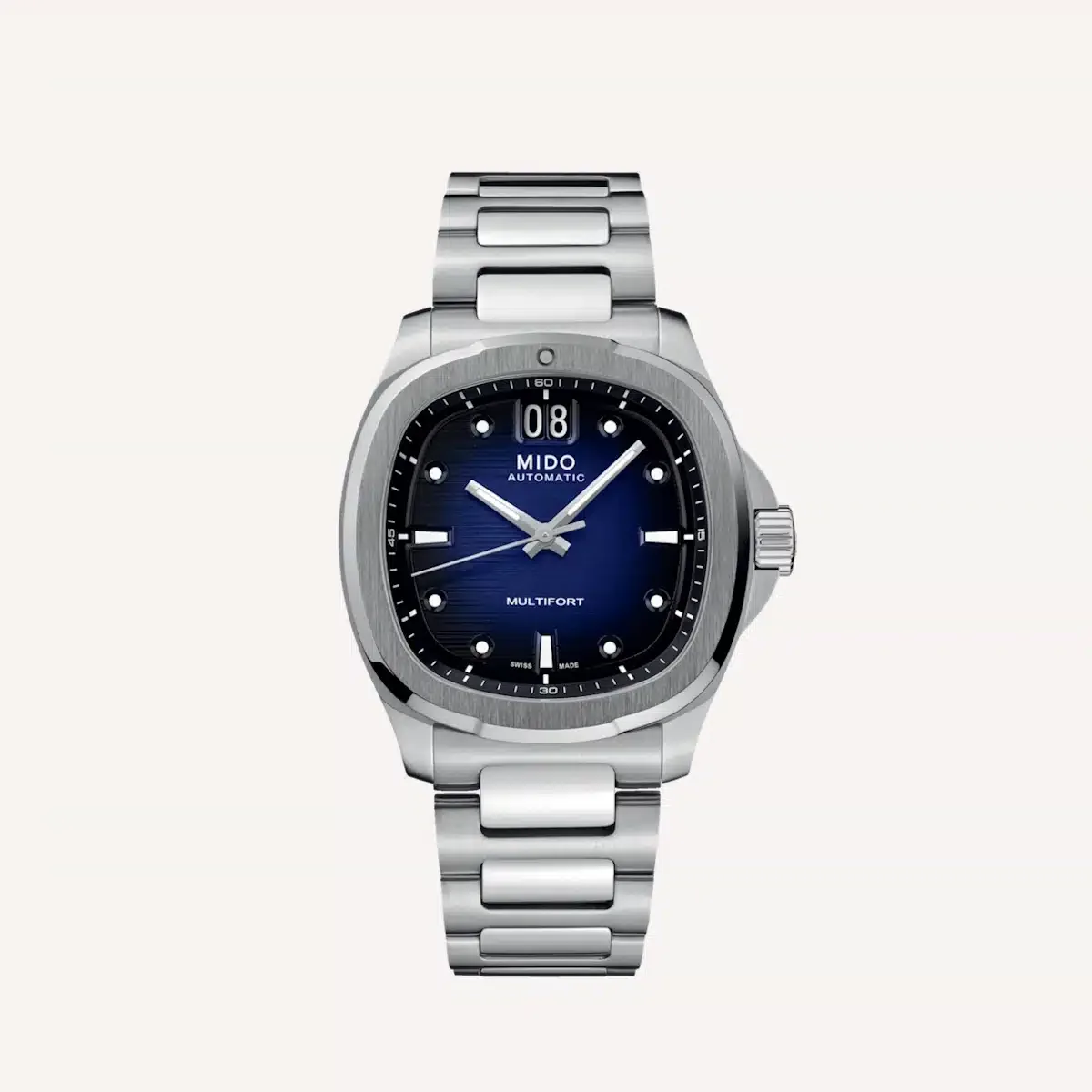 Mido Multifort TV Big Date watch with retro design