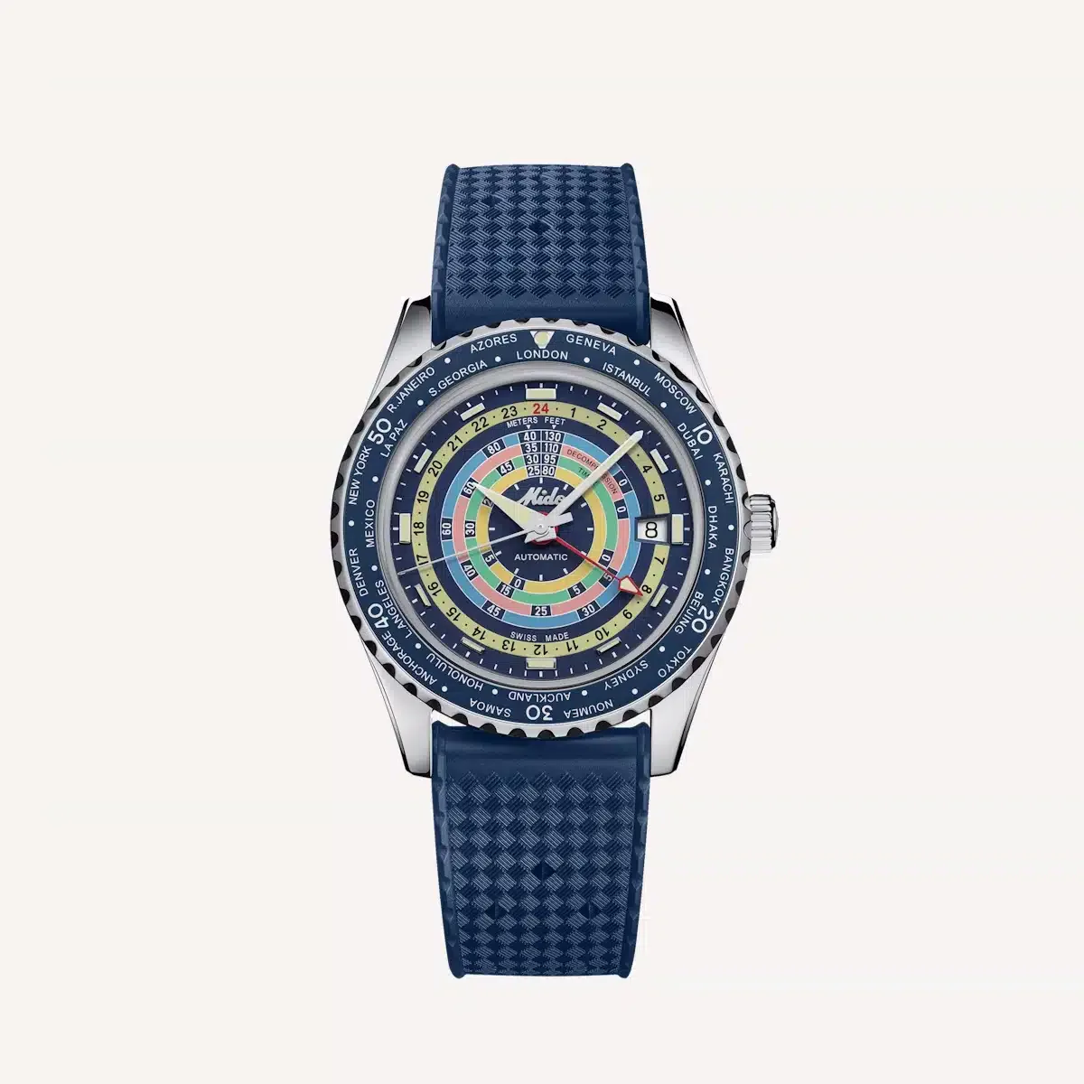 Mido Ocean Star Decompression Worldtimer watch