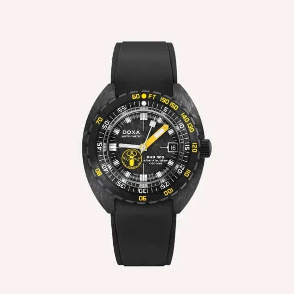 Doxa SUB 300 Carbon Aqua Lung US Divers watch with carbon fiber case