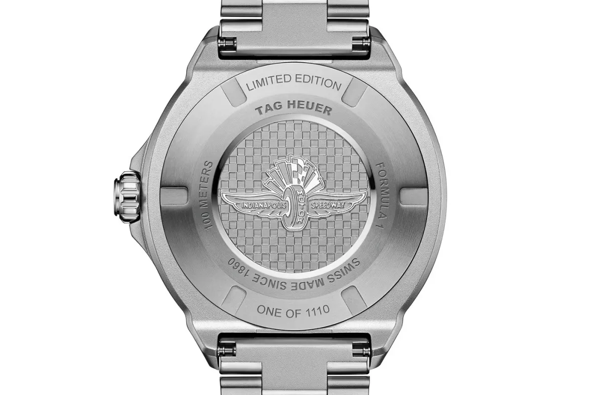 TAG Heuer Formula 1 Indy 500 watch movement