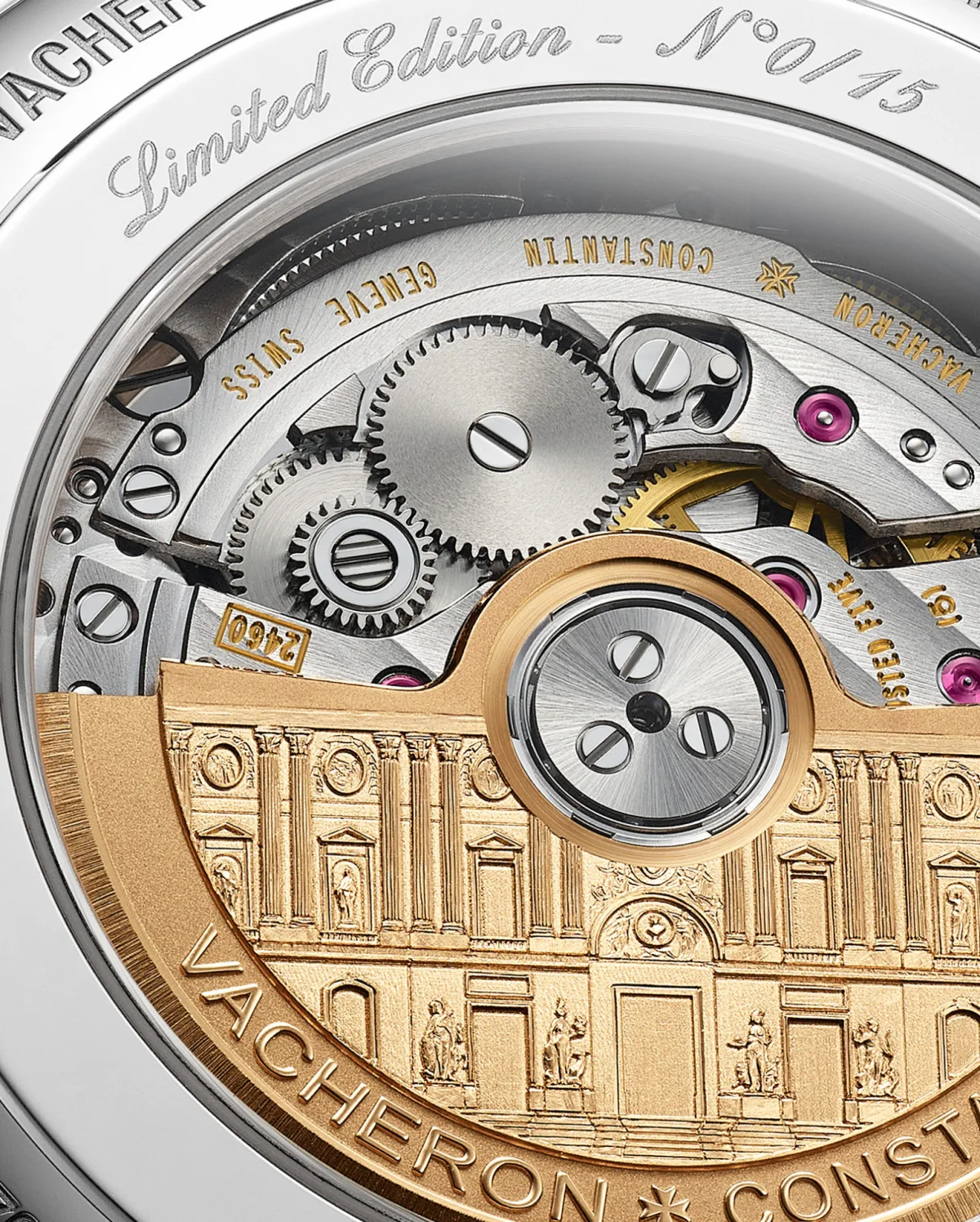 Caliber 2460 G4/2 mechanism powering Vacheron Constantin Métiers d'Art watches