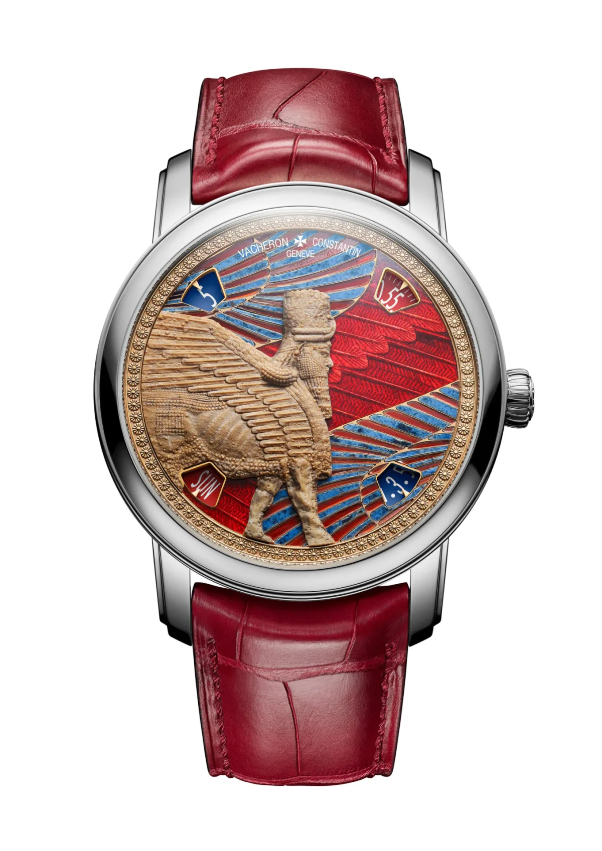 Vacheron Constantin Lamassu de Sargon II watch featuring Assyrian deity