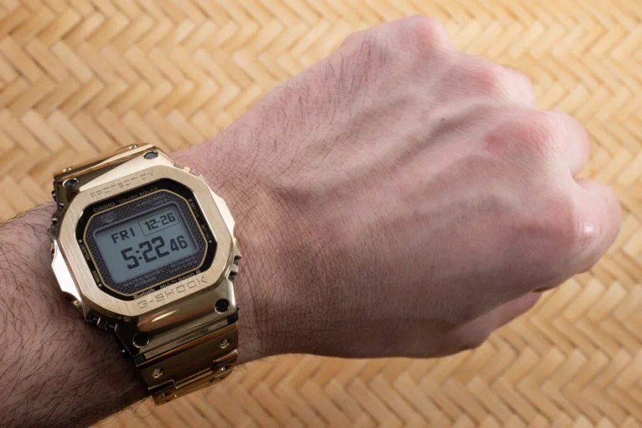 Casio G-Shock GMWBZ5000 gold-toned case