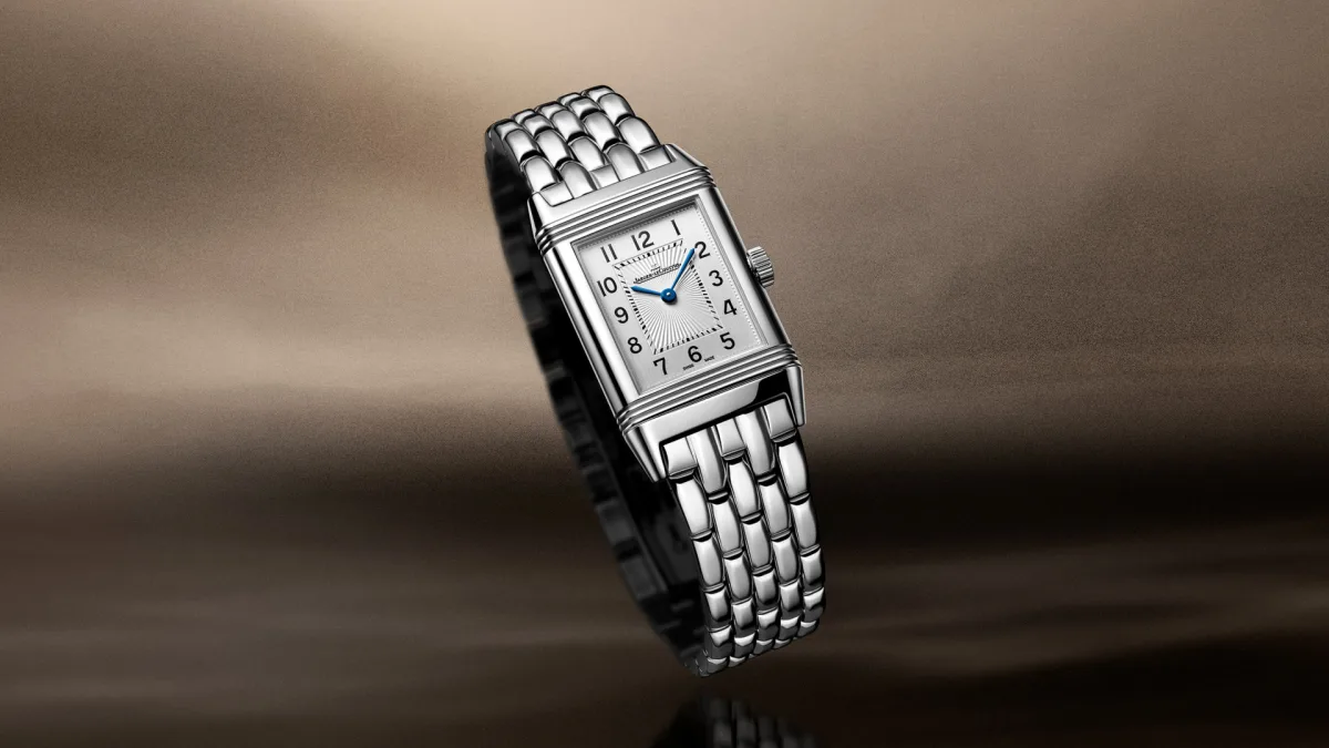 Applied JL logo on Reverso watch dial
