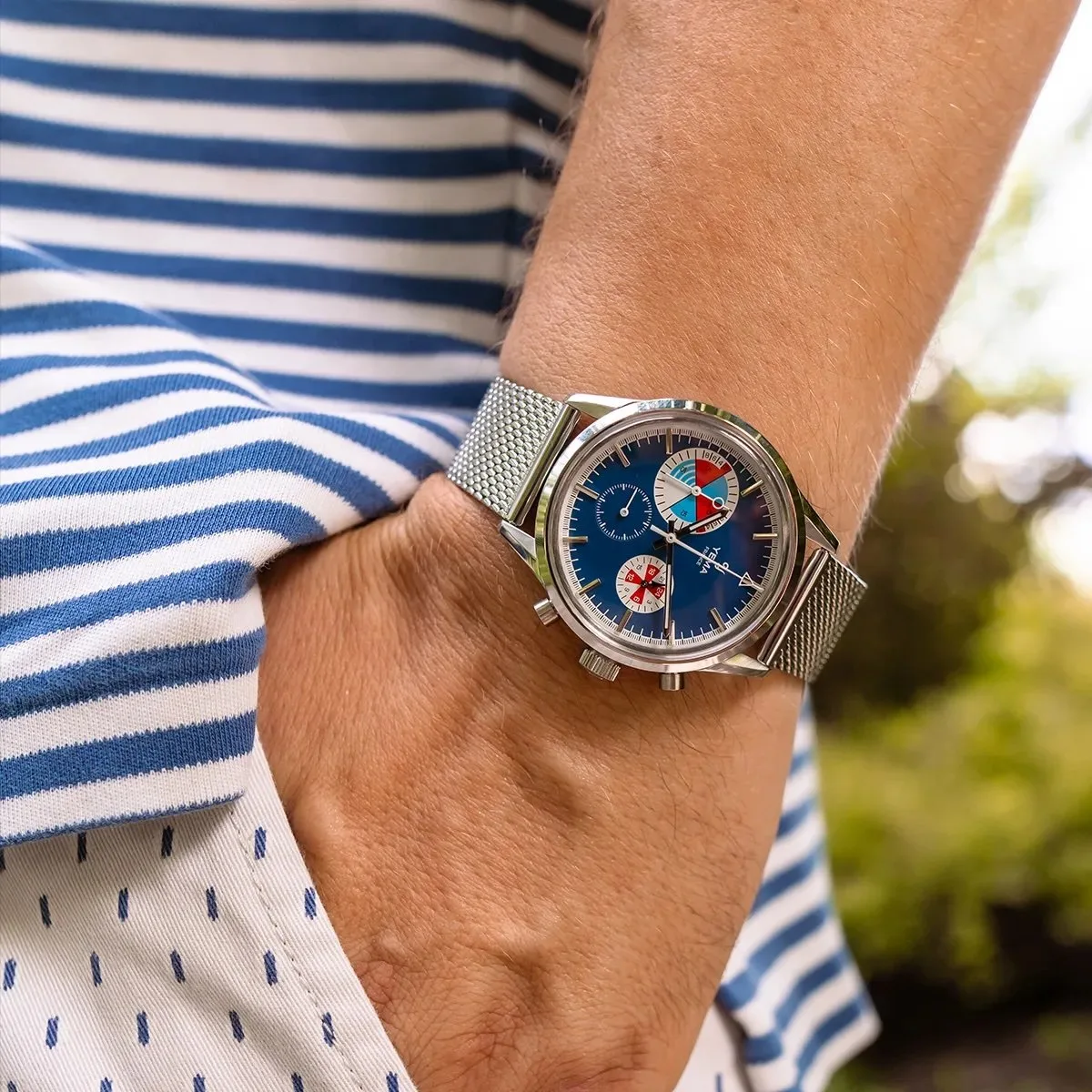 Yema Yachtingraf Croisière Meca-Quartz dial showing regatta timer
