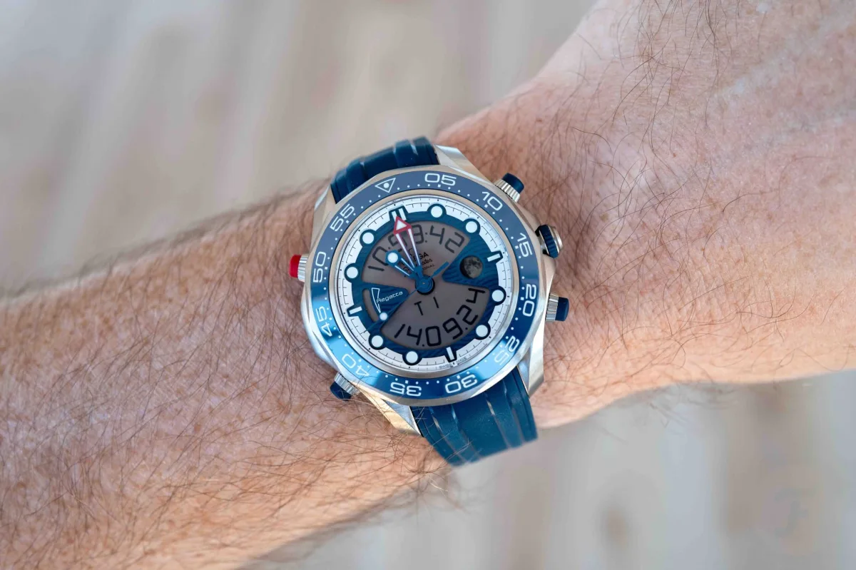 Omega Seamaster Regatta watch back view