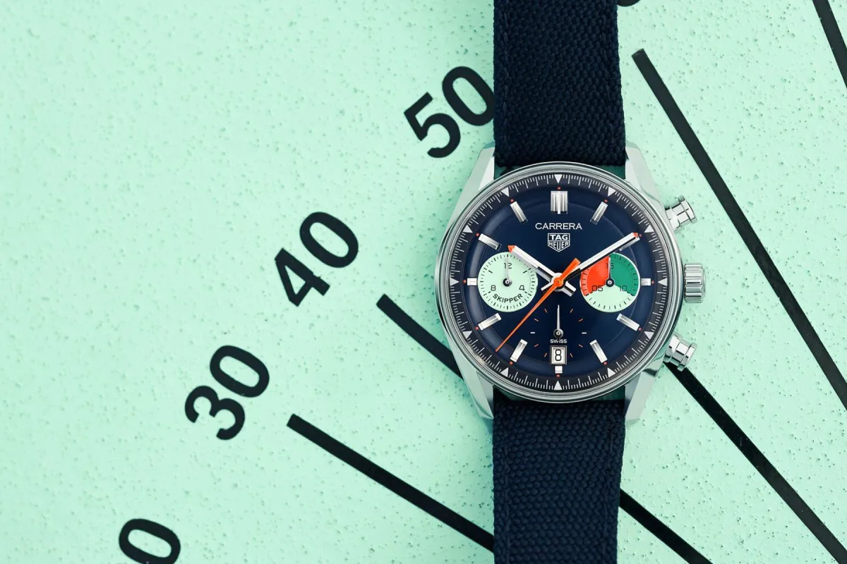 Omega Seamaster Regatta chronograph display