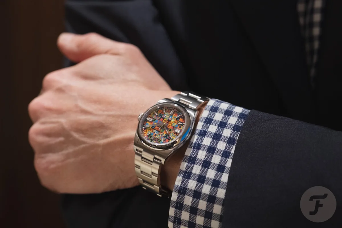 Rolex Oyster Perpetual 41mm on wrist