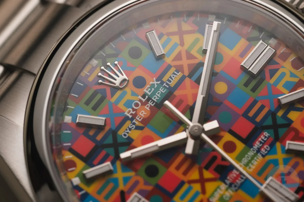 Rolex Oyster Perpetual Jubilee dial 36mm