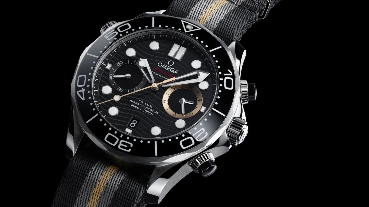 Omega Seamaster Diver 300M Chronograph 007 First Light watch design