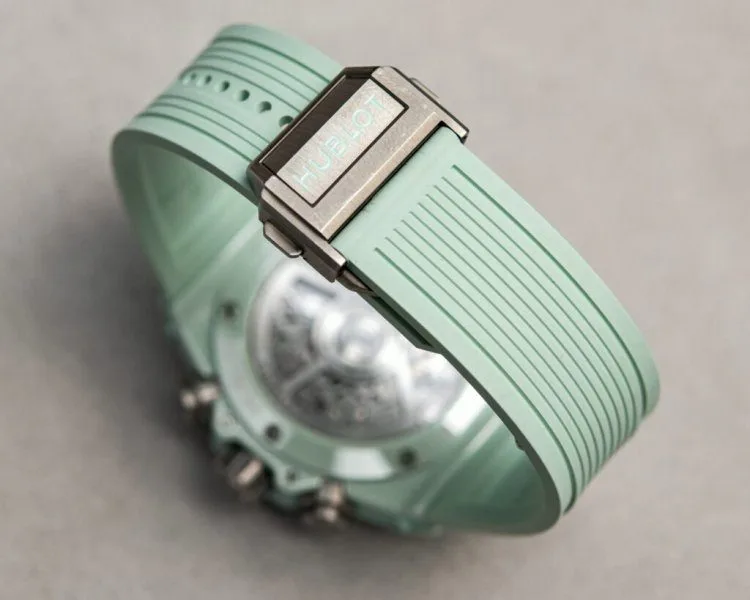 Hublot Big Bang UNICO Mint Green Ceramic Chronograph dimensions