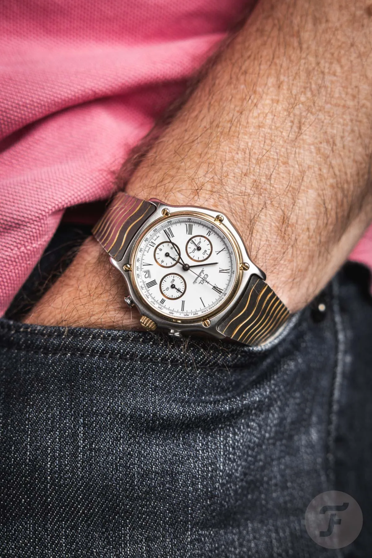 Don Johnson wearing Ebel Sport Classic in Miami Vice