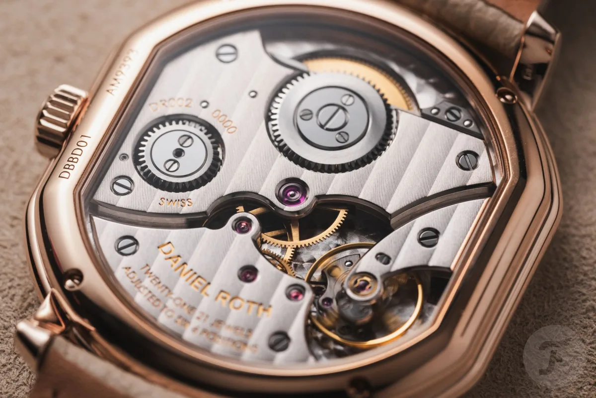 Daniel Roth Extra Plat Rose Gold movement detail
