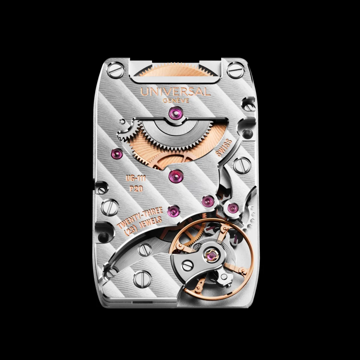 Art-deco style Universal Genève Cabriolet watch