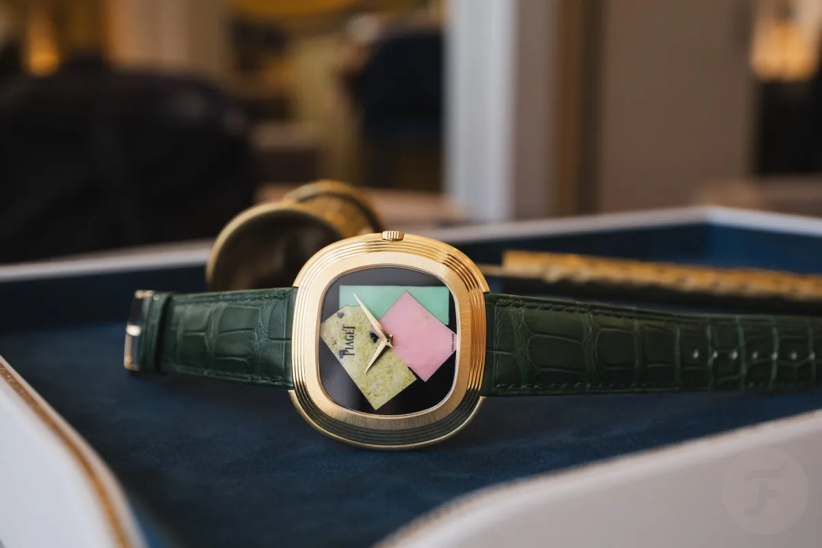Piaget Andy Warhol watch with Clou de Paris bezel