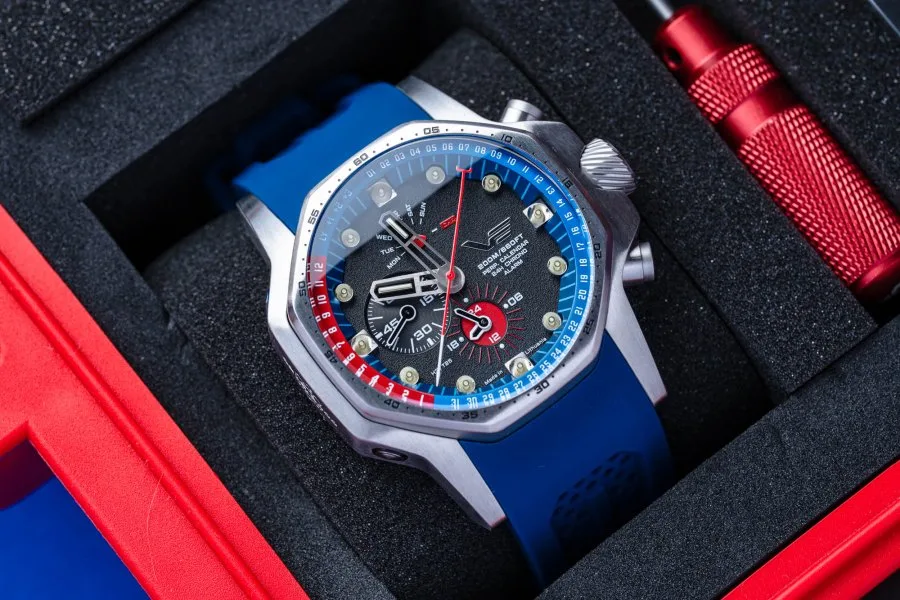 Vostok Europe Atomic Age Oppenheimer watch front view