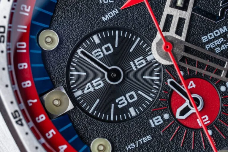 Vostok Europe watch with both leather and rubber straps