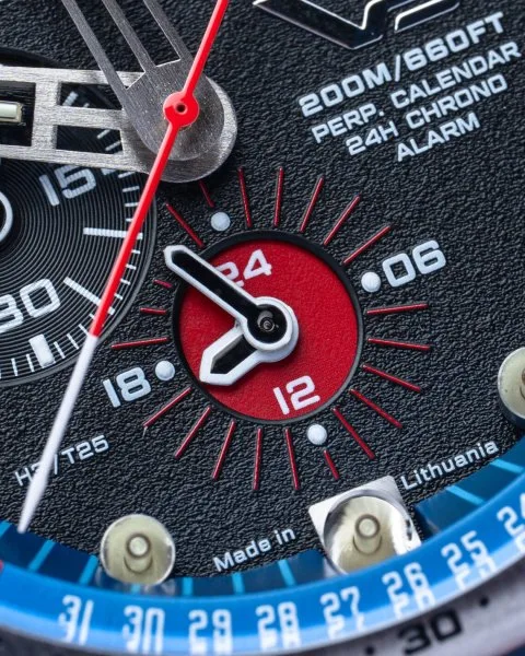 Unique dial design of Vostok Europe watch