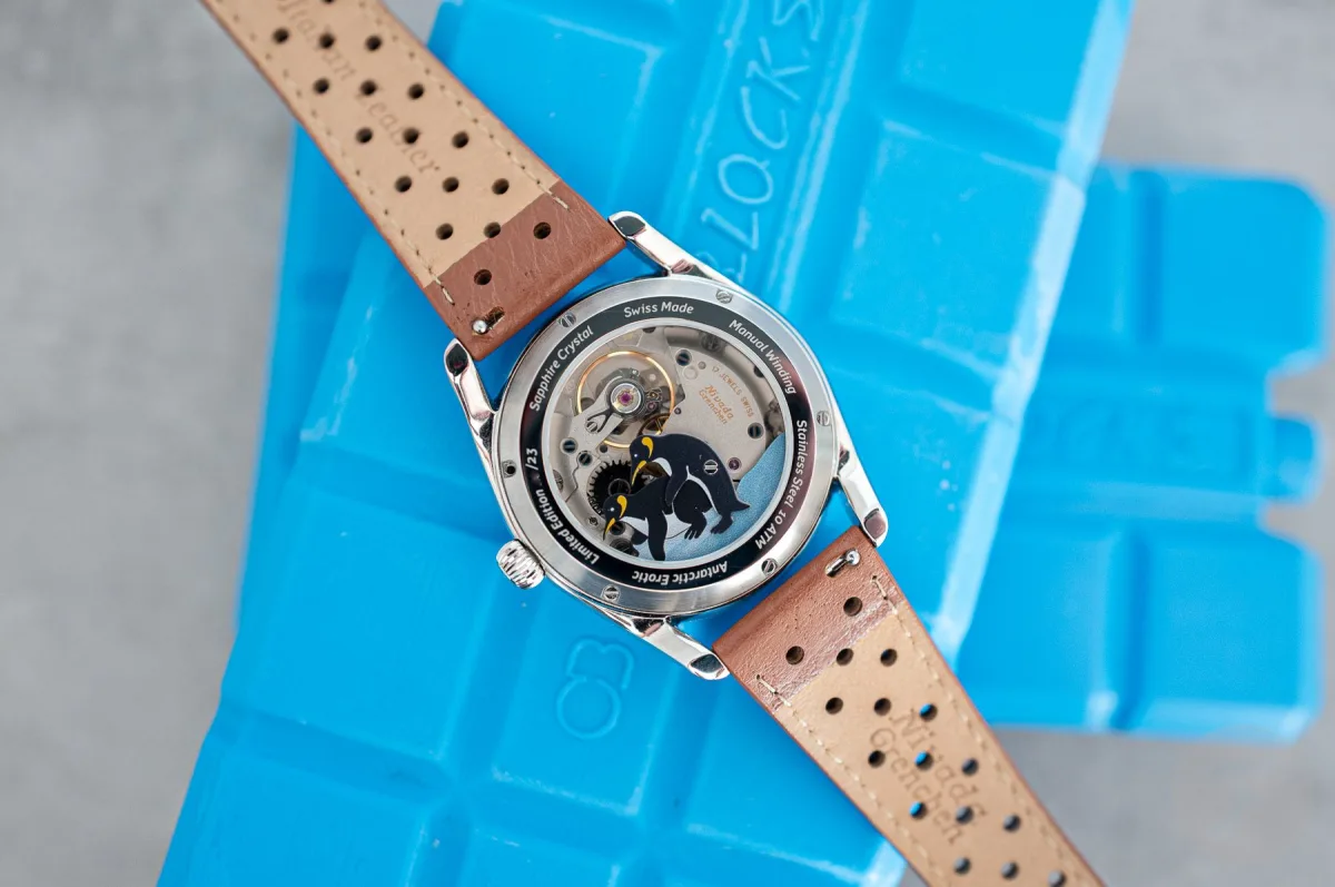 Nivada Grenchen Antarctic Erotic watch vintage dial