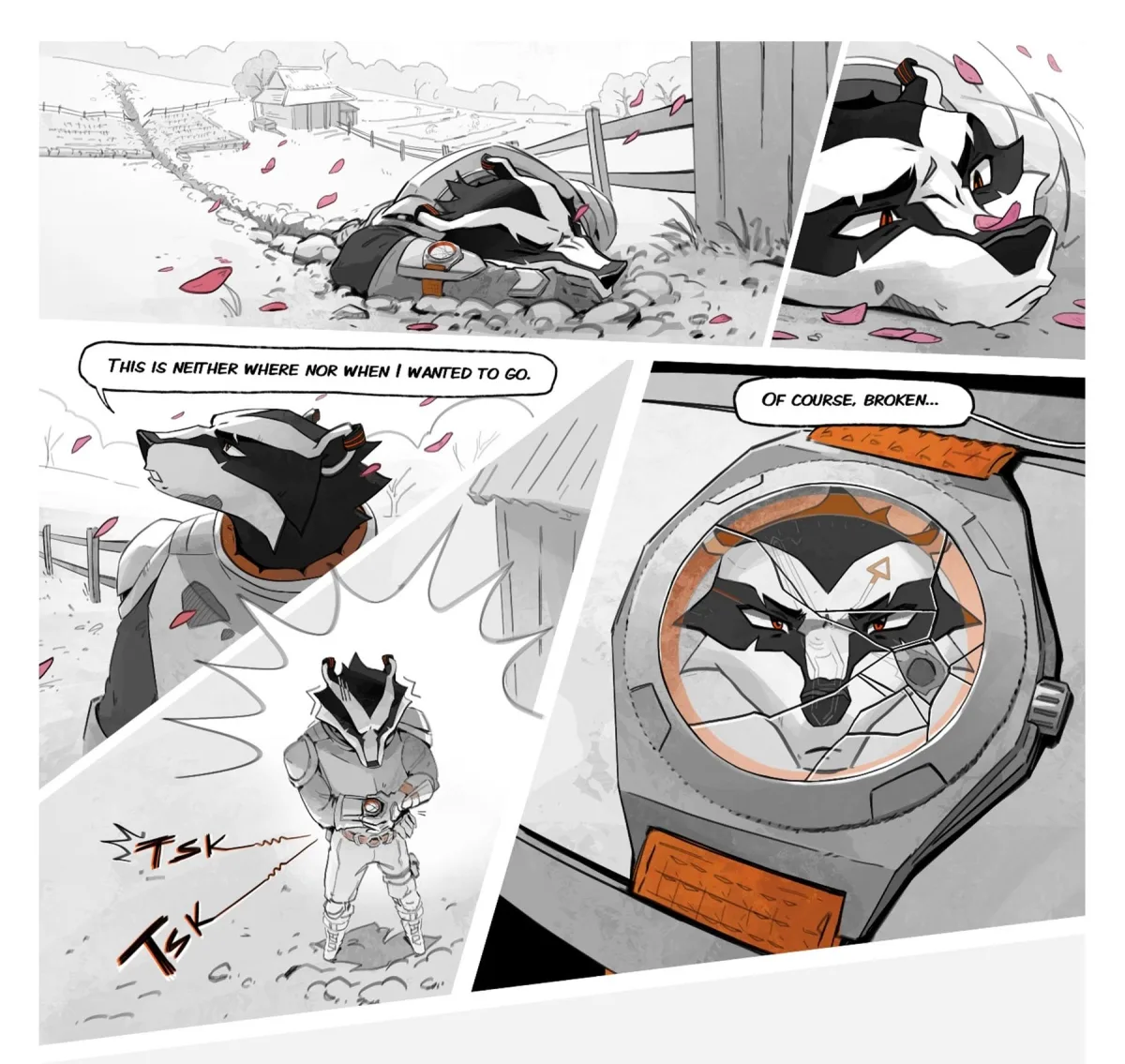 Sellita SW330-2 movement in Micromilspec Broken Hour