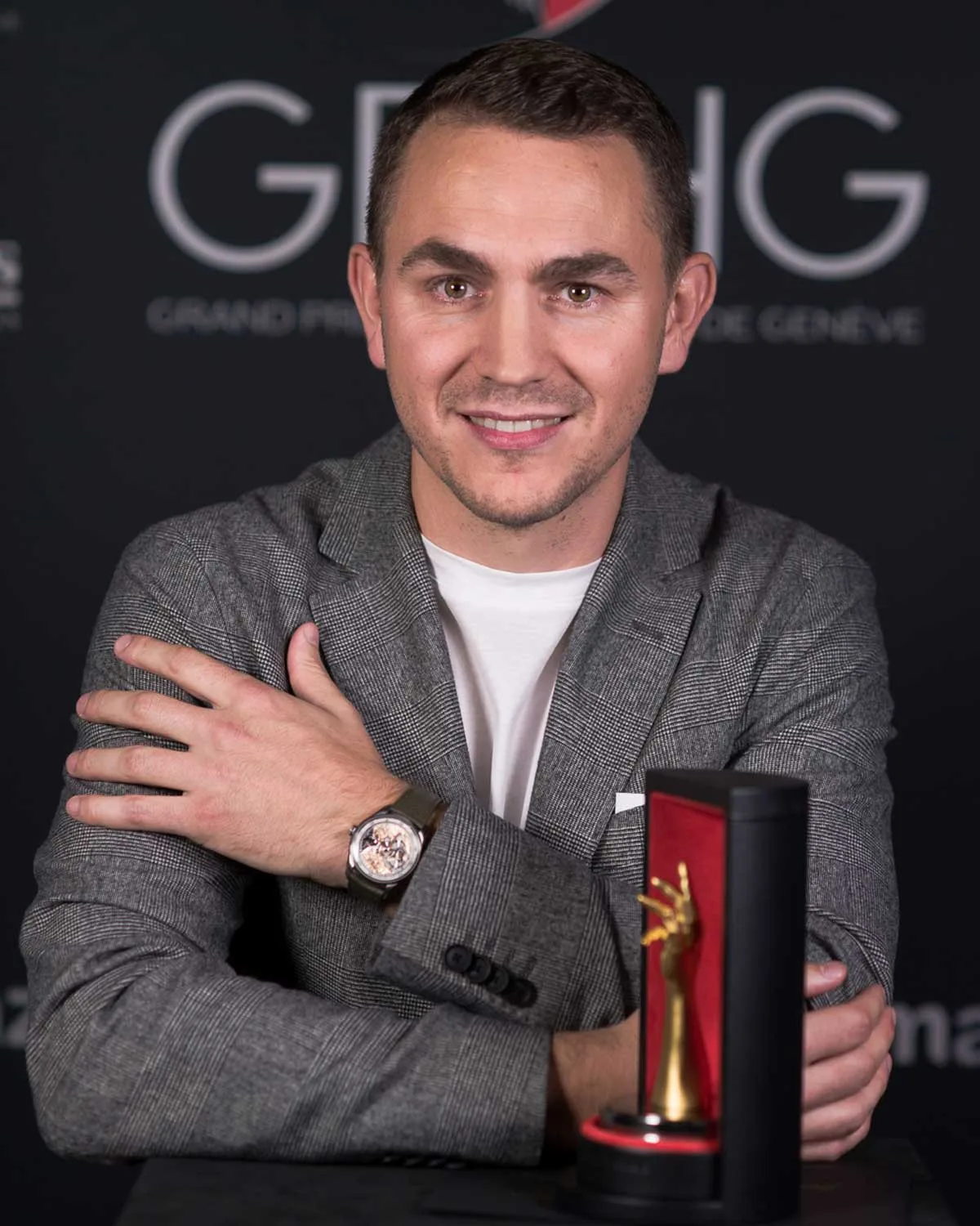 Young Simon Brette at Neuchâtel watchmaking school